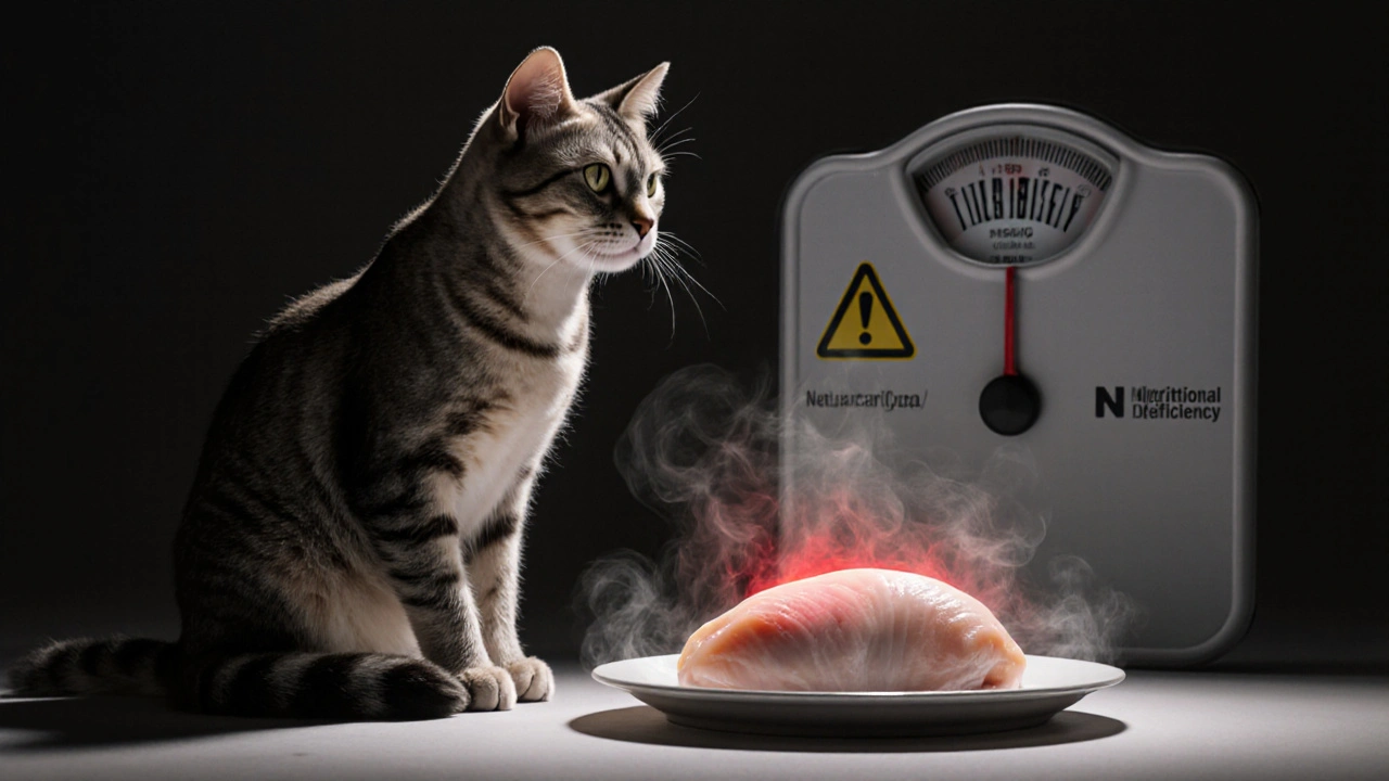 Почему кошку нельзя кормить курицей: опасности и правильная альтернатива