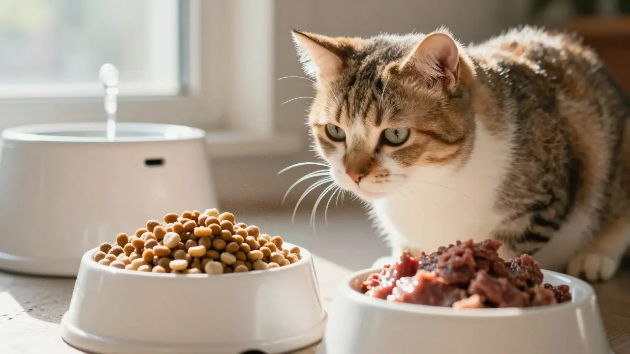 Можно ли кормить кошку только сухим кормом: плюсы, риски и что говорит ветеринария